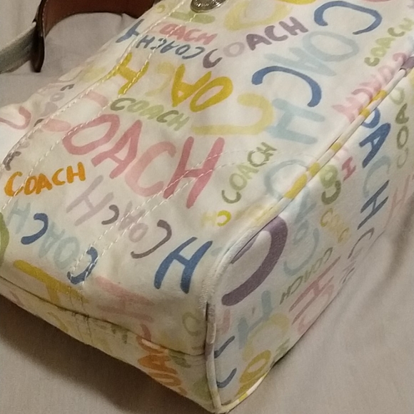 Coach signature multicolor bag - Picture 7 of 17